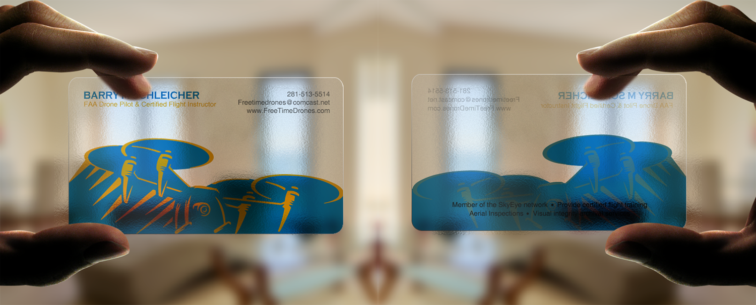 Business Card Design by chandrayaan.creative for Free Time Drones | Design #19659289