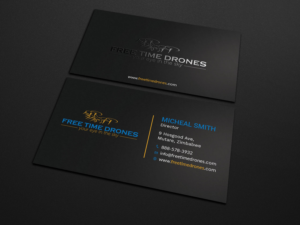 Business Card Design by Tripti Ranjan Gain for Free Time Drones | Design: #19472914