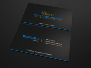 Business Card Design by Tripti Ranjan Gain for Free Time Drones | Design: #19472918