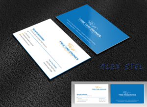 Design de Carte de Visite par alex_etel pour Free Time Drones | Design #19479612