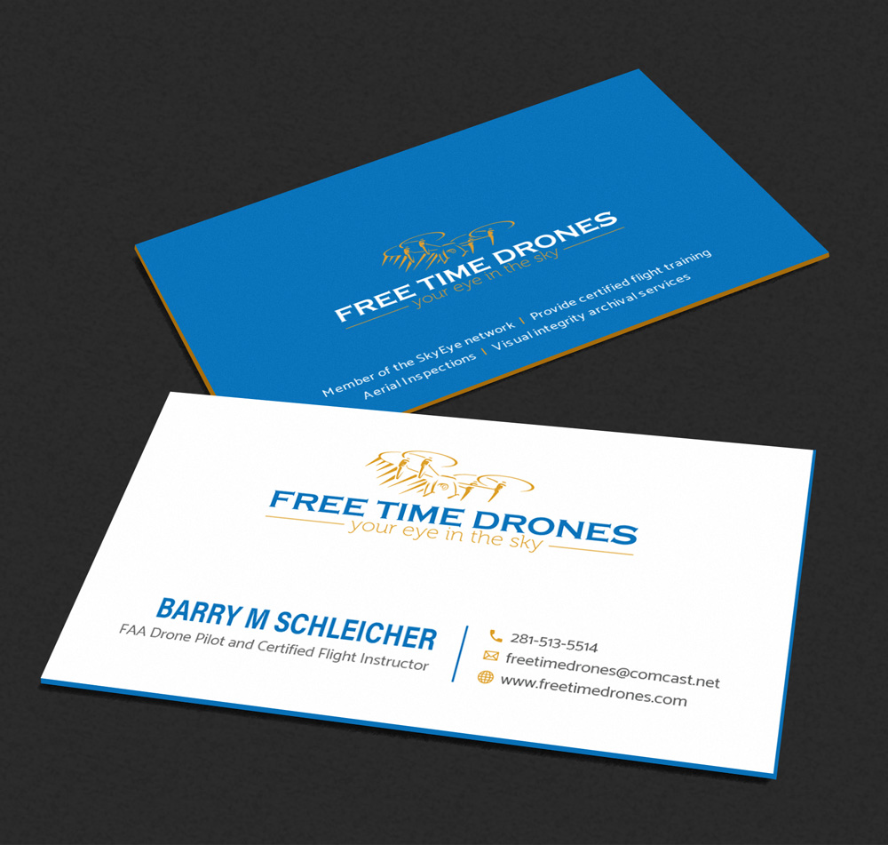 Design de Carte de Visite par alex_etel pour Free Time Drones | Design #19479616