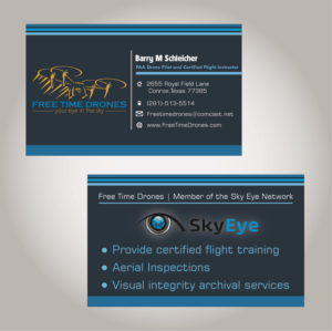 Design de Carte de Visite par THÀNH pour Free Time Drones | Design : #19581110