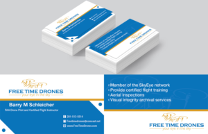 Design de Carte de Visite par Suroj 2 pour Free Time Drones | Design : #19511074