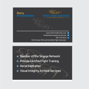 Design de Carte de Visite par ahsansdk pour Free Time Drones | Design : #19504448