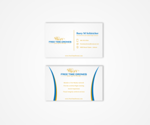 Business Card Design by pinday0 for Free Time Drones | Design: #19519444