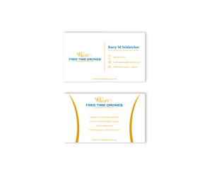 Business Card Design by pinday0 for Free Time Drones | Design: #19519459