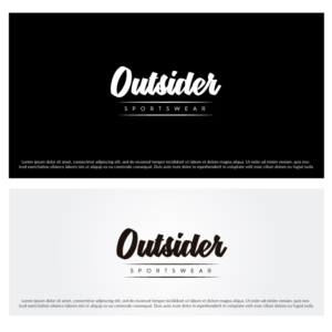 Logo Design by WILD FOX Desing Studio for Outsider Sportwear | Design: #19560970