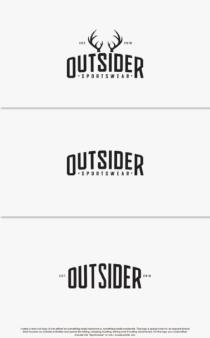 Logo Design by GBDESIGN for Outsider Sportwear | Design: #19547705
