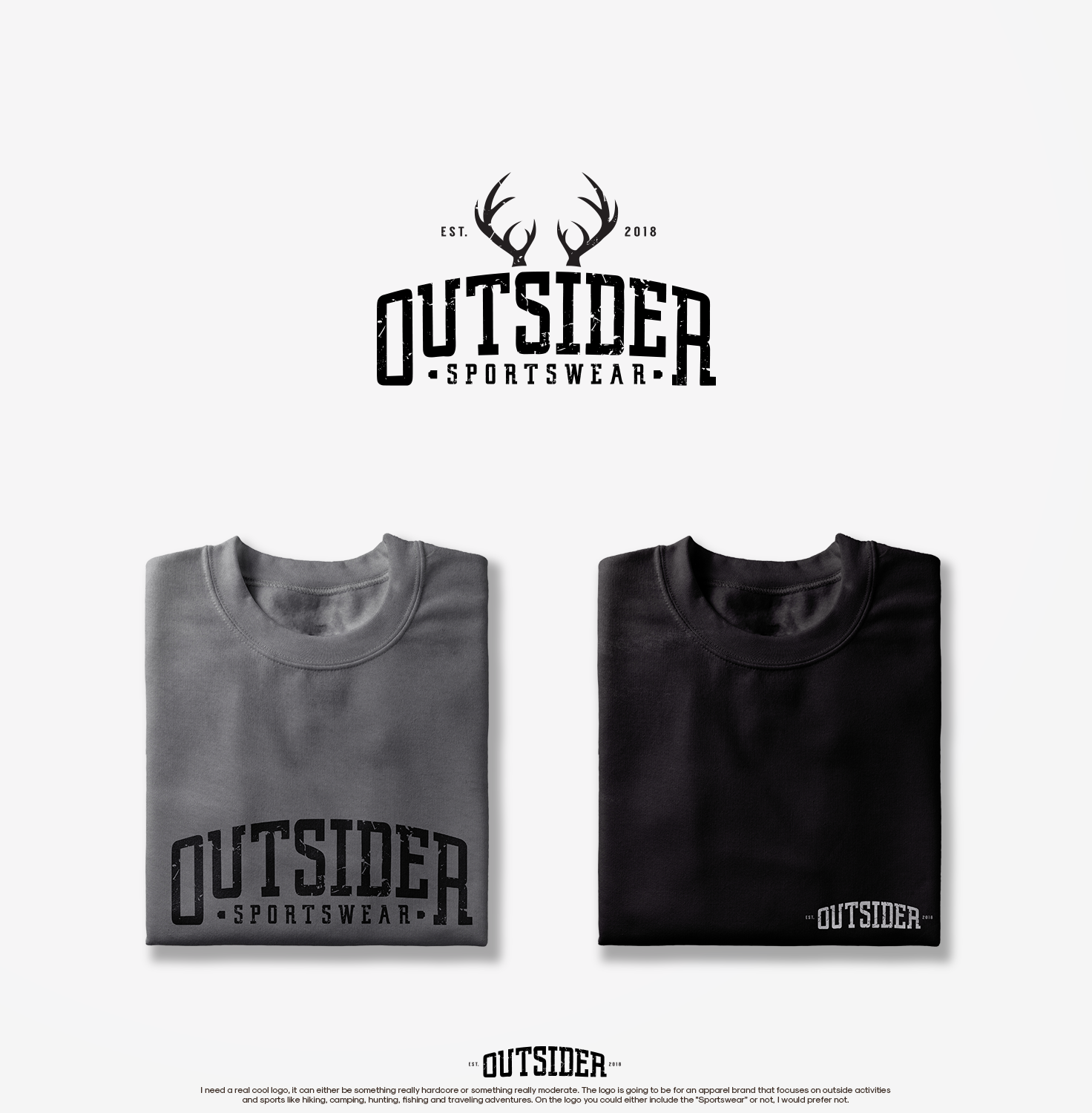 Diseño de Logo por GBDESIGN para Outsider Sportwear | Diseño #19547782