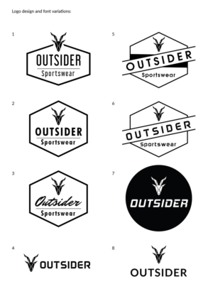 Diseño de Logo por jacw02 para Outsider Sportwear | Diseño: #19549742