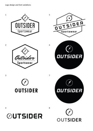 Logo Design by jacw02 for Outsider Sportwear | Design: #19549781