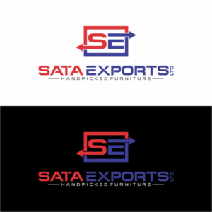 SATA EXPORTS LTD - HANDPICKED FURNITURE | Logo Design by NATURAL SRI