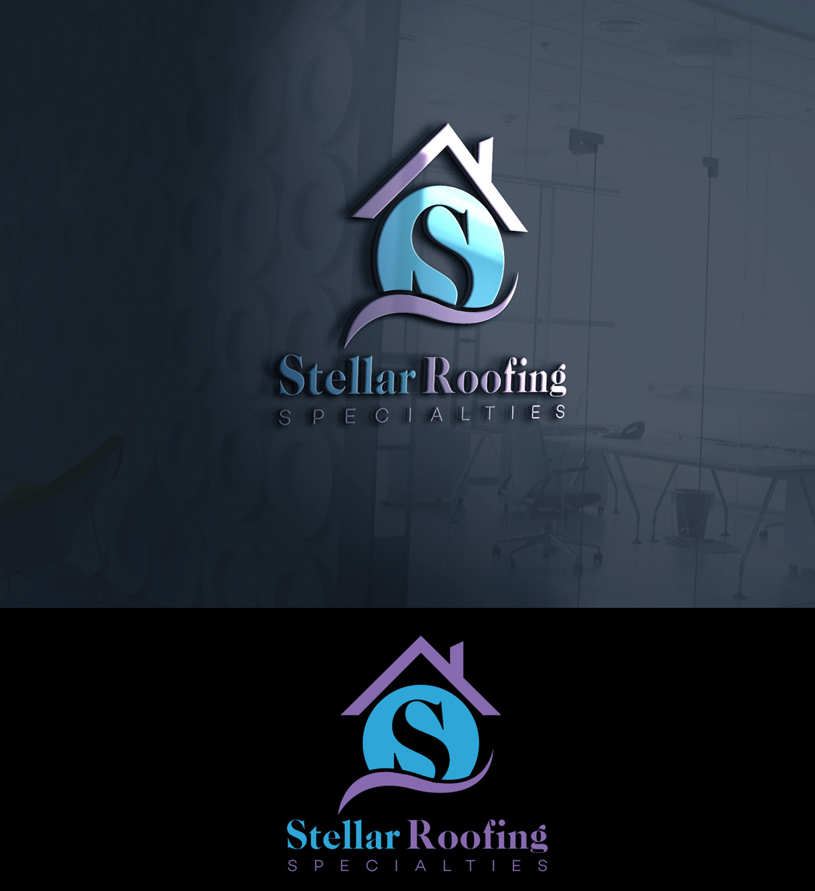 Logo Design by Impressive Solutions for Stellar Roofing Specialties | Design #19485329