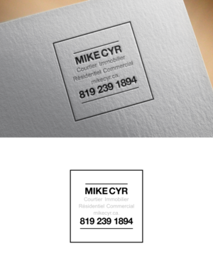 MIKE CYR     Courtier Immobilier   Résidentiel Commercial   mikecyr.ca.  819 239 1894 | Logo Design by fatiyadesign