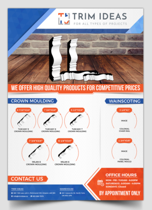 Trim Ideas one page flyer | Flyer-Design von SAI DESIGNS