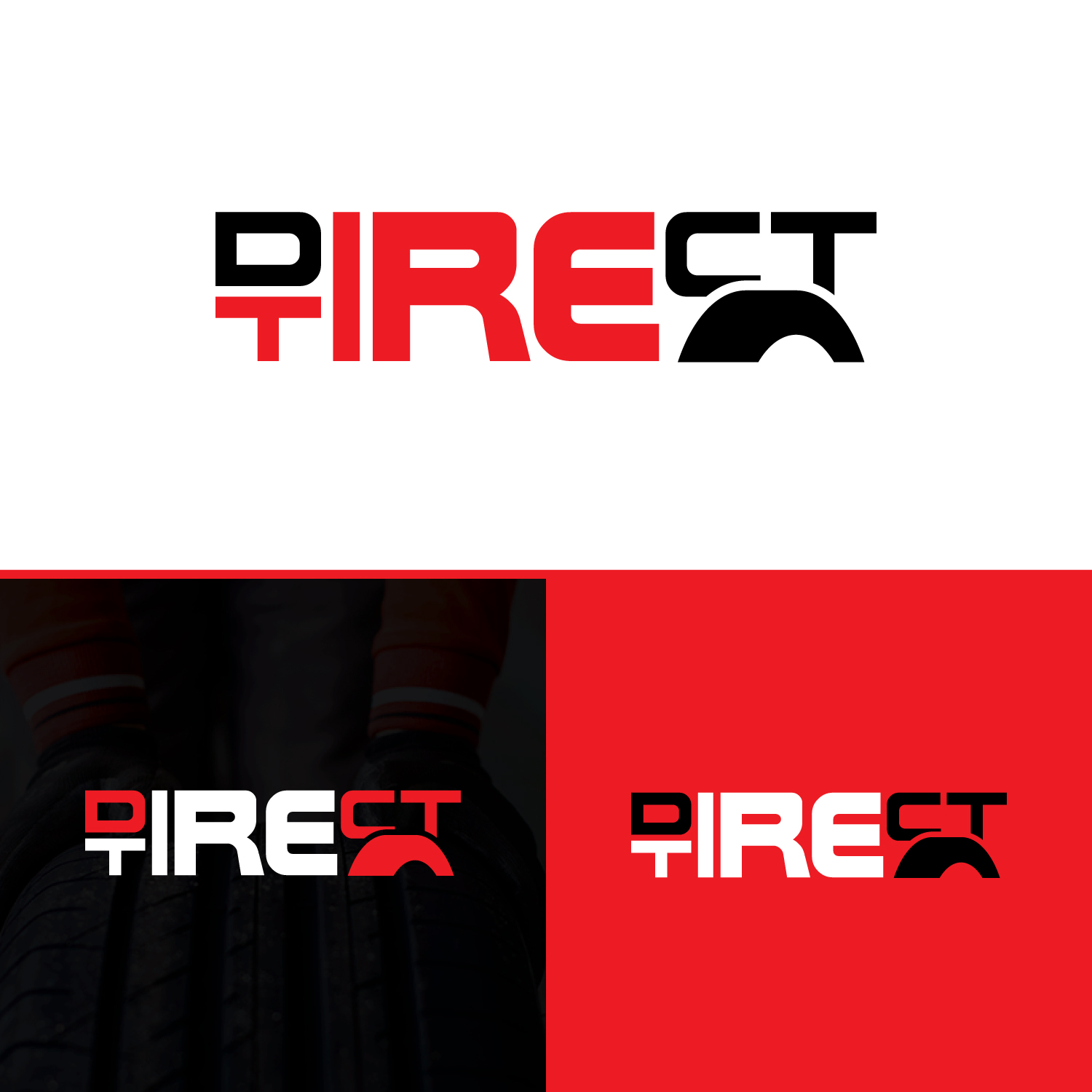 Logo Design for Direct Tire by Classy Custom Design 19497823