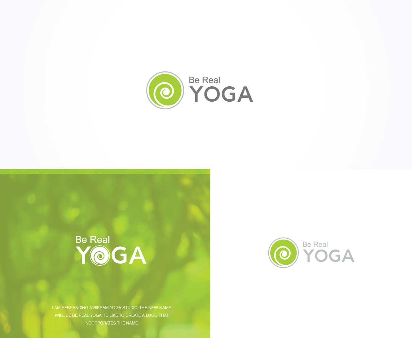 Logo Design by Shigh5 for Be Real Yoga | Design #19498622