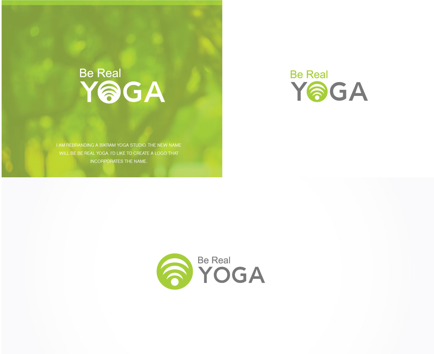 Logo Design by Shigh5 for Be Real Yoga | Design #19498854