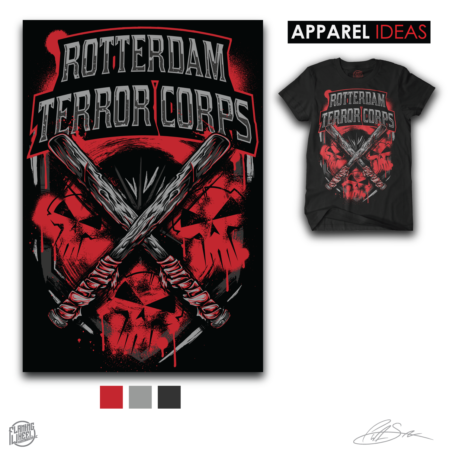 Diseño de Camiseta por Pat Sullivan para Rige Entertainment bv | Diseño #19504618