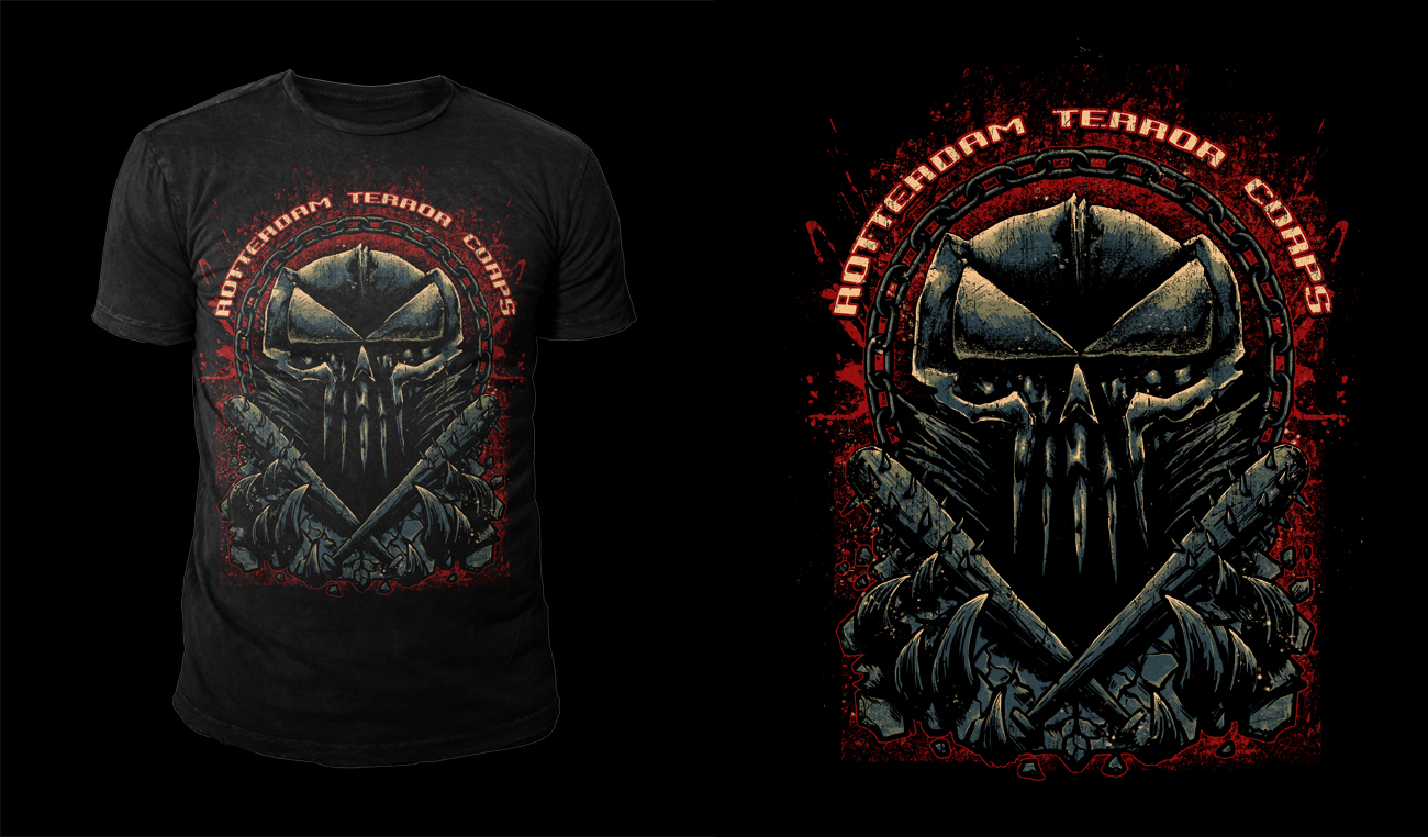 T-shirt Design by D'Mono for Rige Entertainment bv | Design #19509701