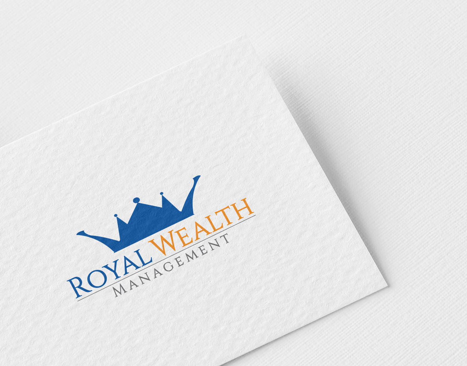 Logo Design by c.designs for Royal Wealth Management | Design #19483461