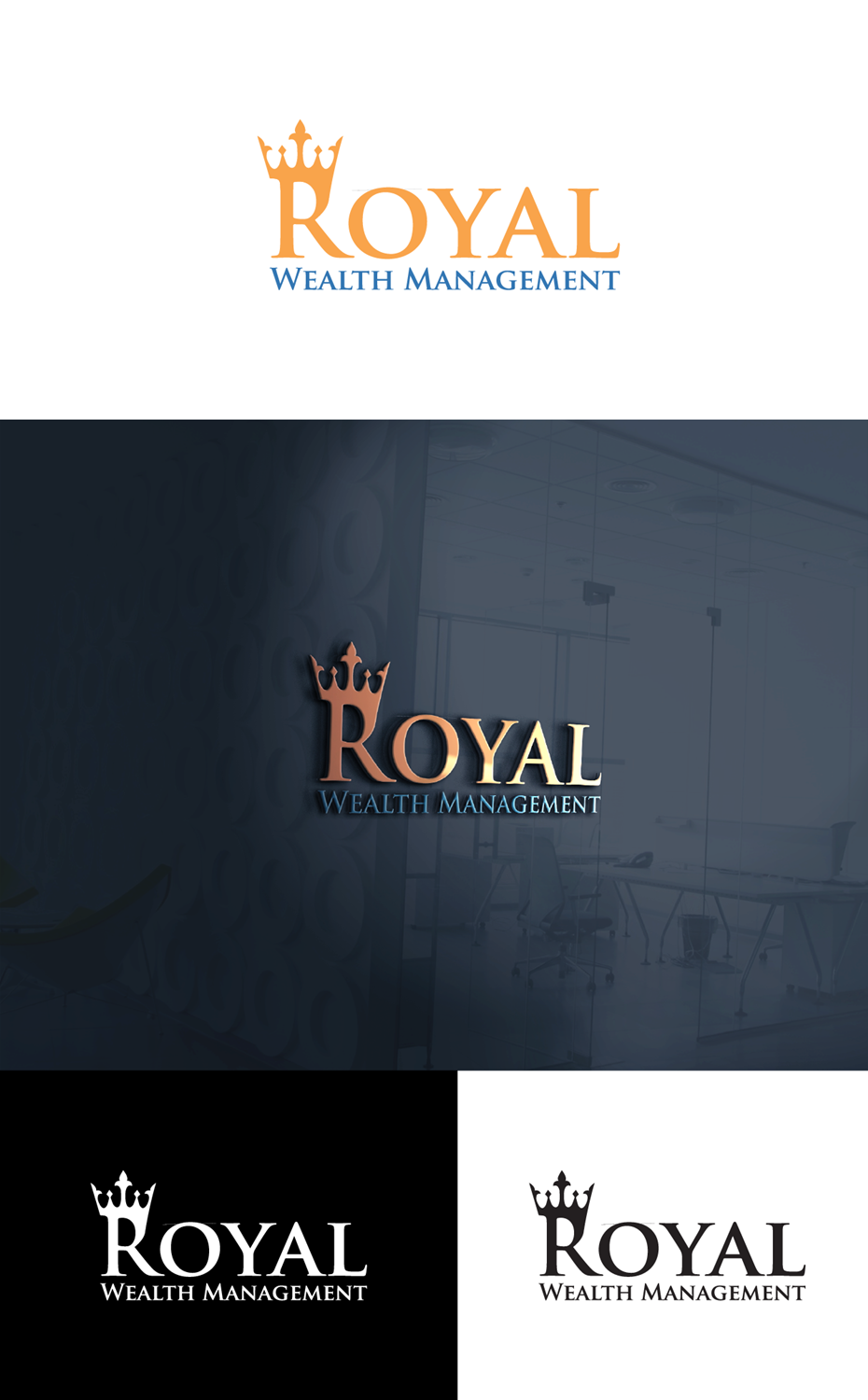 Logo Design by Ram for Royal Wealth Management | Design #19493731