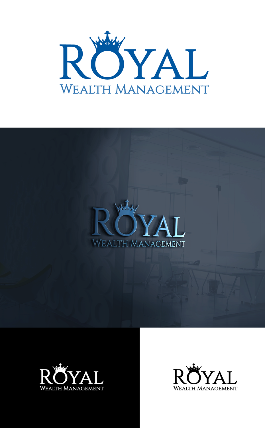 Logo Design by Ram for Royal Wealth Management | Design #19493998
