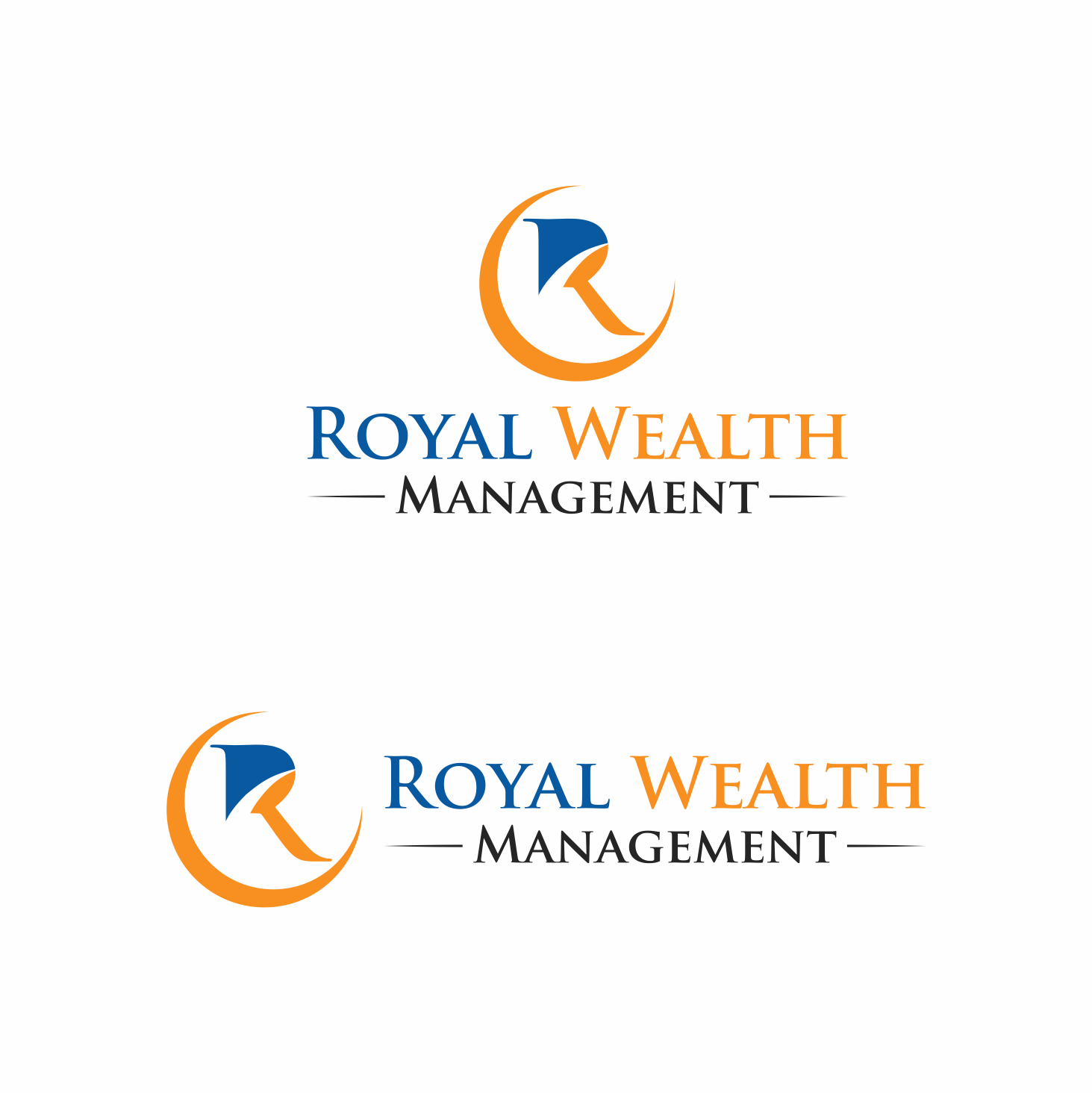 Logo Design by Khalik for Royal Wealth Management | Design #19495875