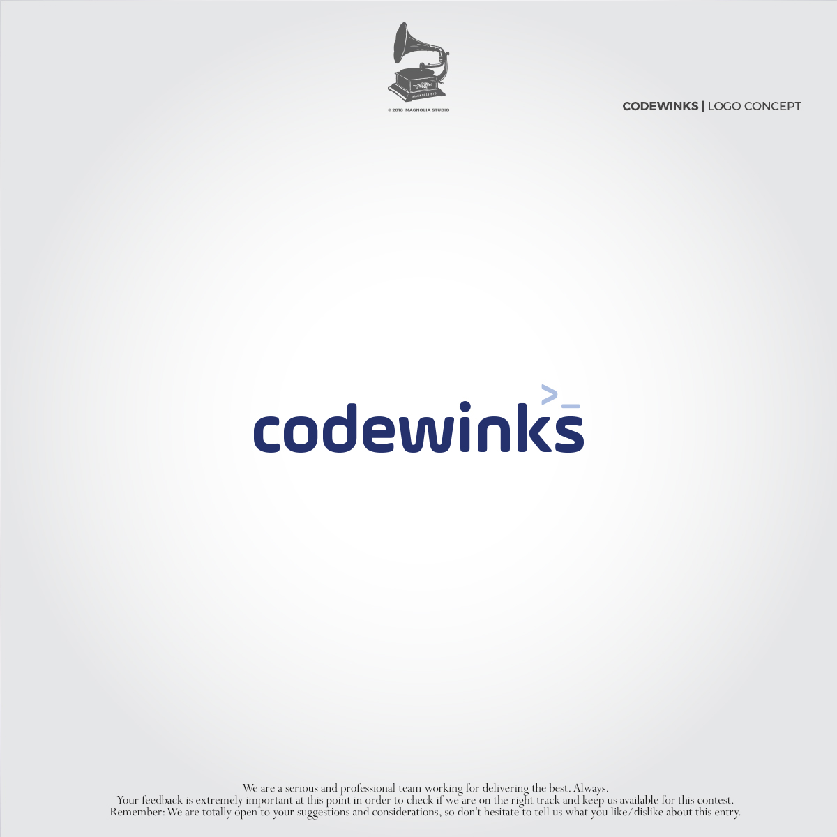 Logo Design by Magnolia S for Codewinks | Design #19553196