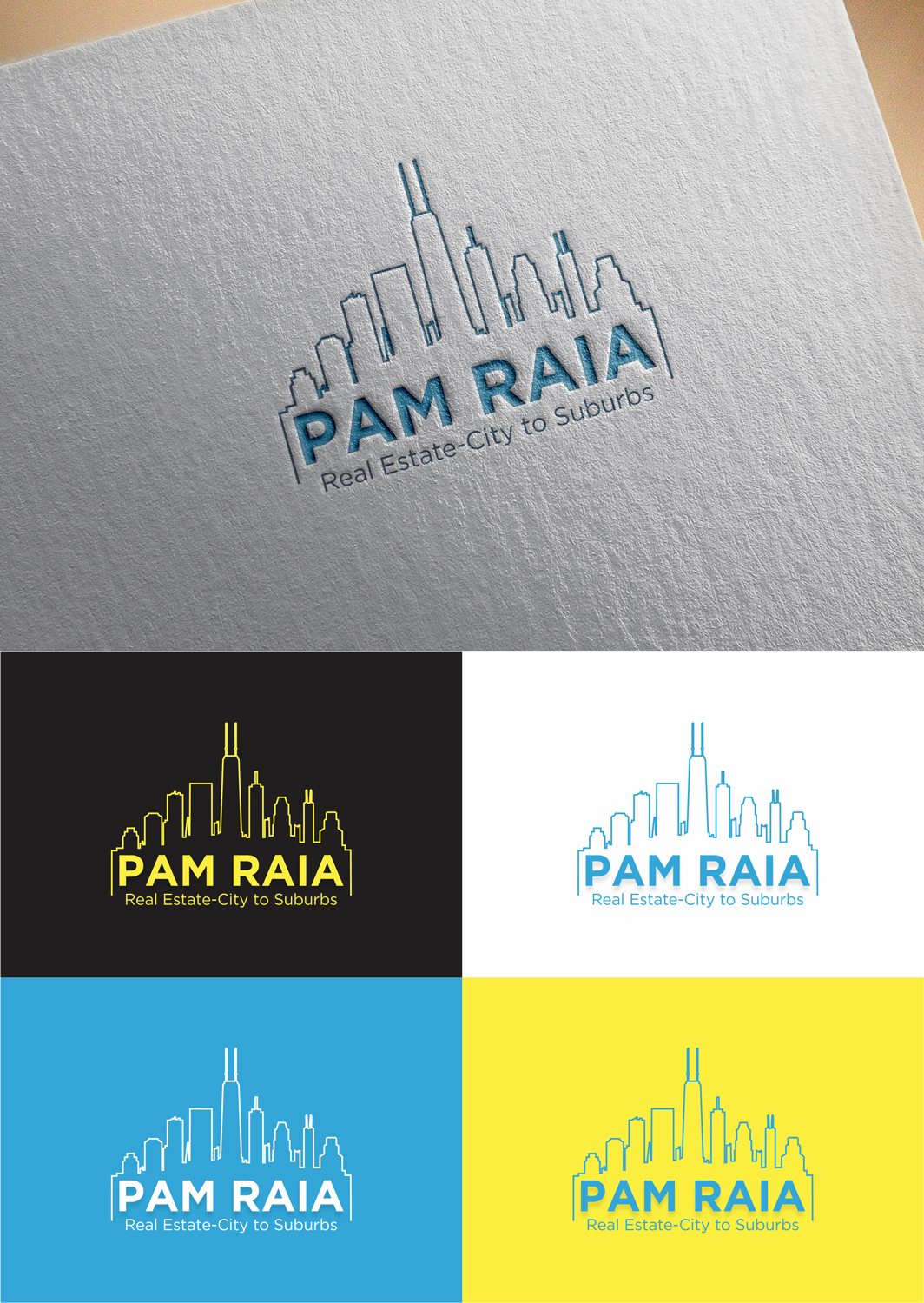 Logo Design by uk for Pam Raia Real Estate  | Design #19486568