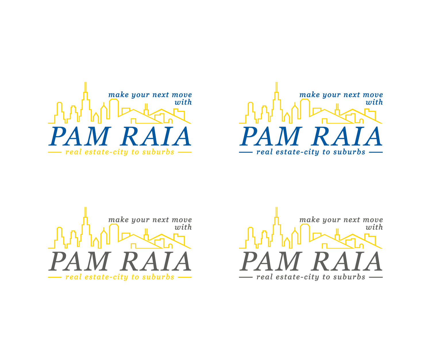 Logo Design by Mario for Pam Raia Real Estate  | Design #19489118