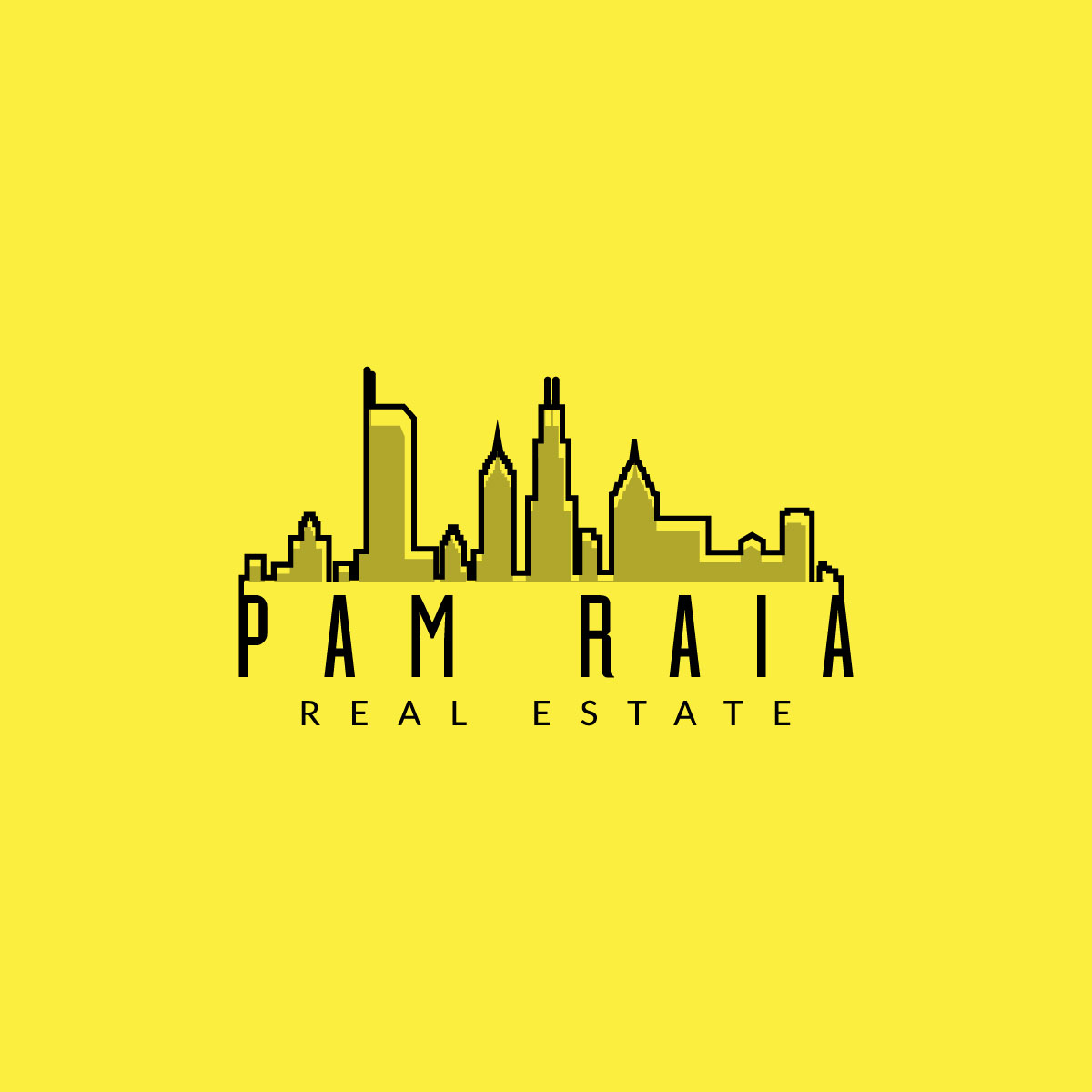 Logo Design by **INCREDIBLEDESIGNERS** for Pam Raia Real Estate  | Design #19493765