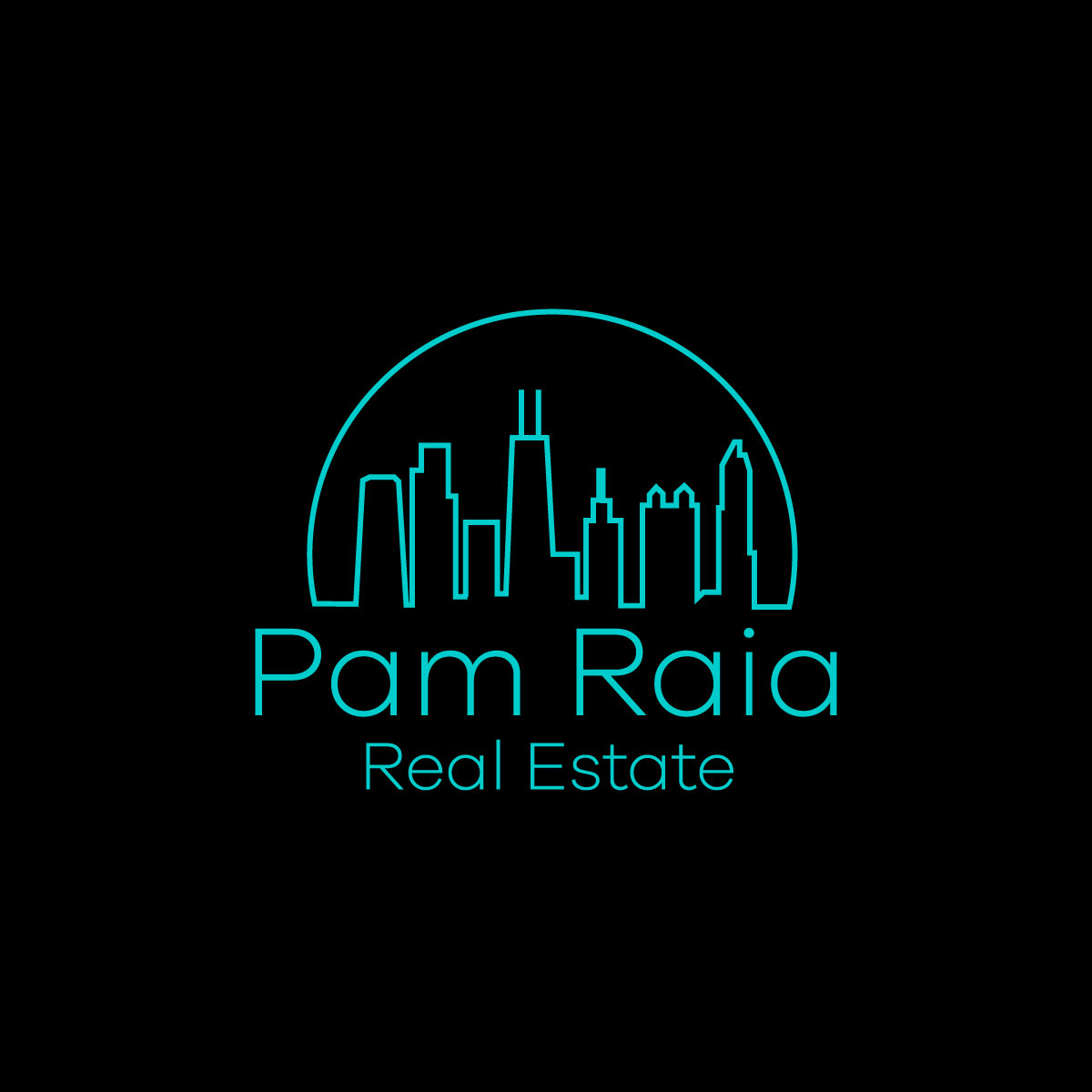 Logo Design by **INCREDIBLEDESIGNERS** for Pam Raia Real Estate  | Design #19493766