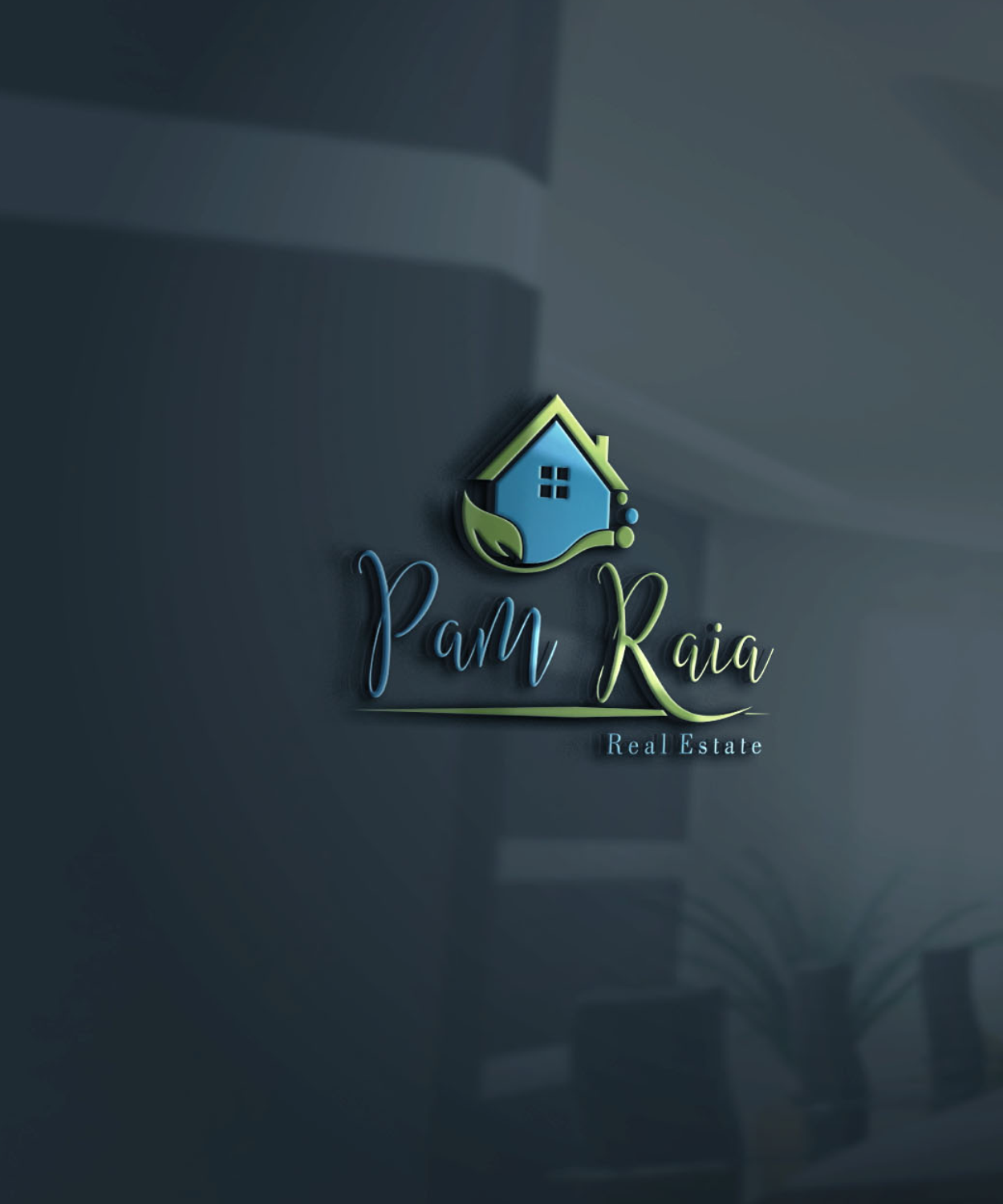 Logo Design by art23 for Pam Raia Real Estate  | Design #19486885