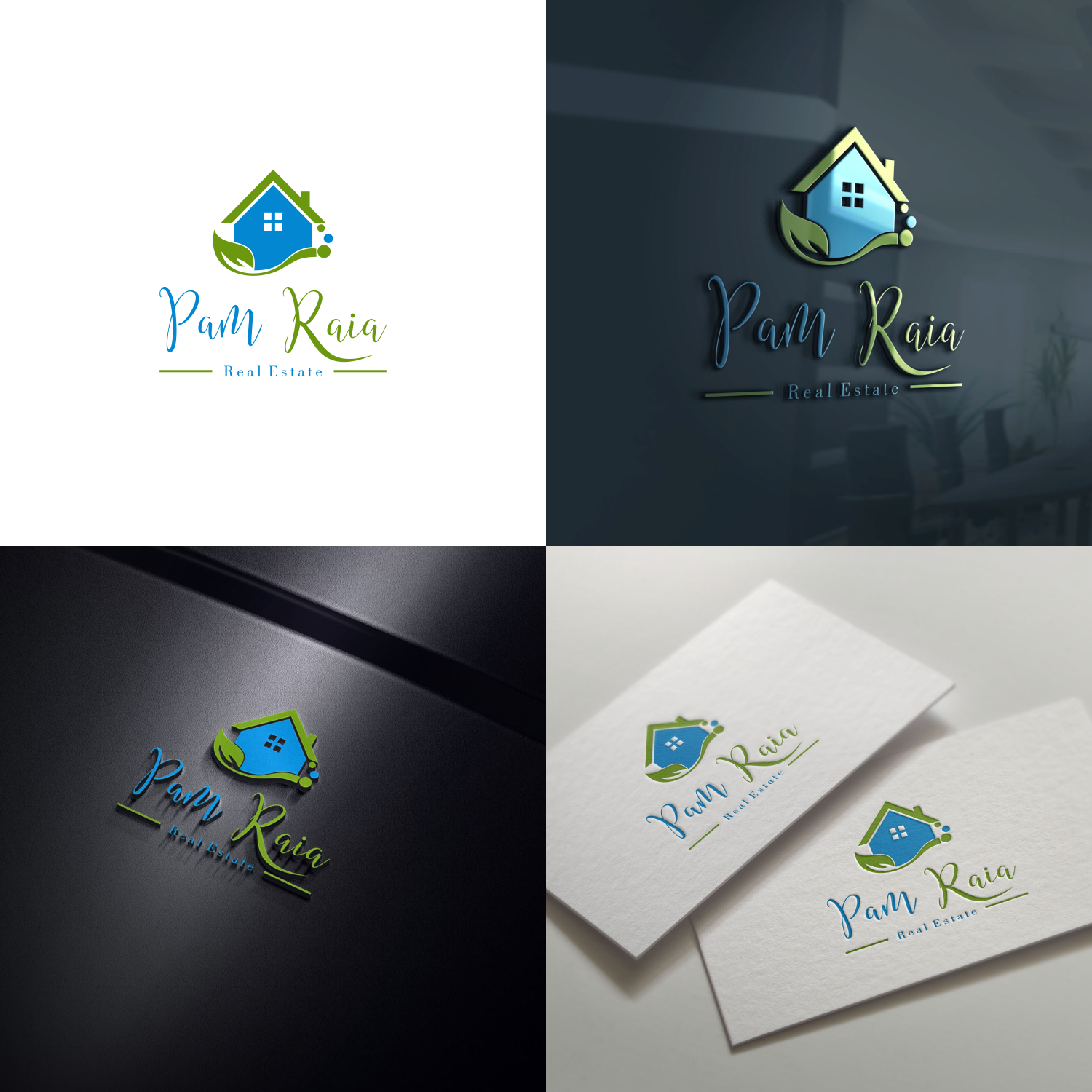 Logo Design by art23 for Pam Raia Real Estate  | Design #19487459