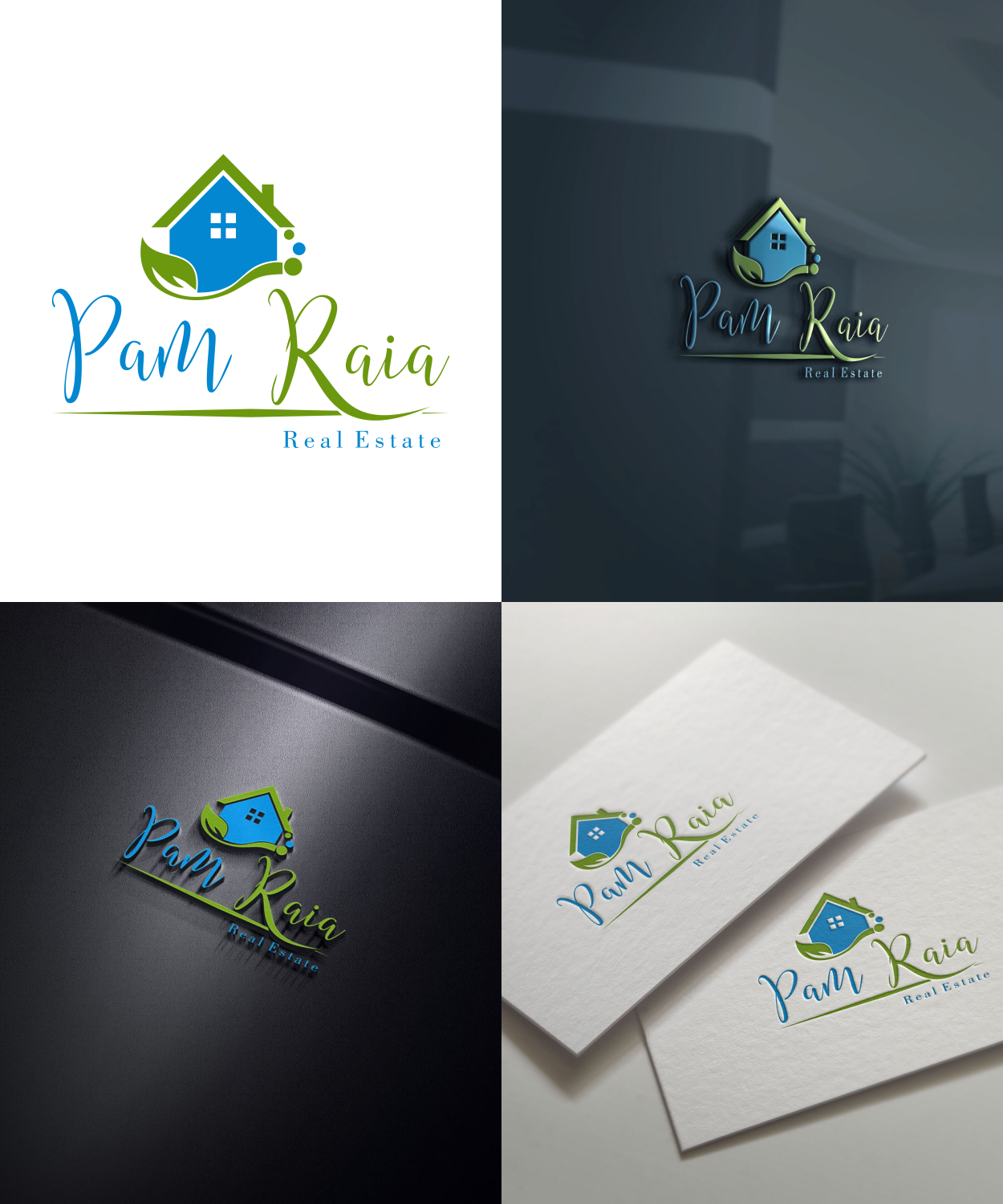 Logo Design by art23 for Pam Raia Real Estate  | Design #19487460