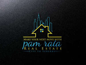 Make your next move with Pam Raia Real Estate-City to Suburbs | Logo Design by Mr  Destiny