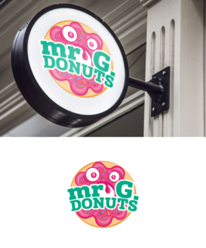 Mr G donuts | Logo Design by Cactus Designs