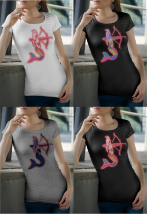 Swimming Indian  | T-Shirt-Design von Kero