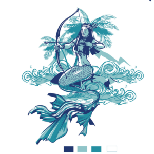 Swimming Indian  | Diseño de Camiseta por milan1981