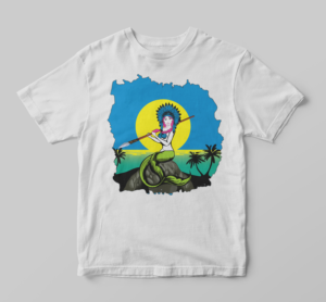 Swimming Indian  | T-Shirt-Design von SAI DESIGNS
