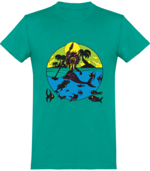 Swimming Indian  | T-Shirt-Design von Tomi Ax