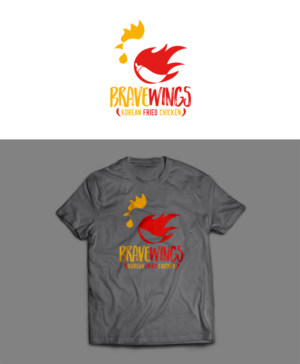 BRAVE WINGS - KOREAN FRIED CHICKEN | Logo Design by trufya