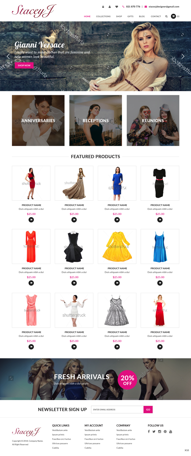 Web-Design von pb für StaceyJ | Design #19488603