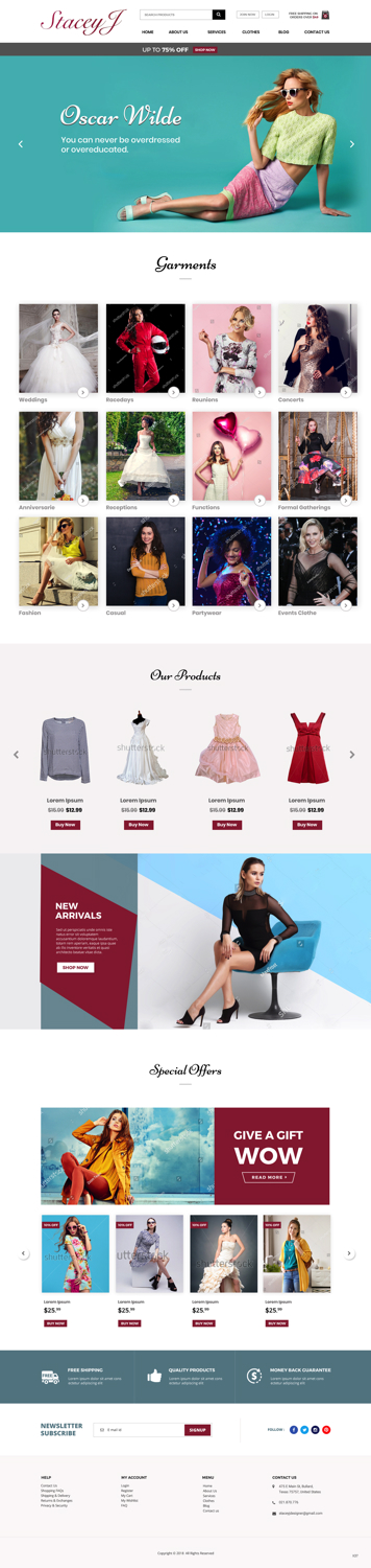 Web Design by pb for StaceyJ | Design #19488605