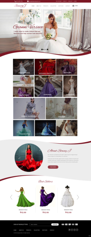 Web Design by pb for StaceyJ | Design: #19488606