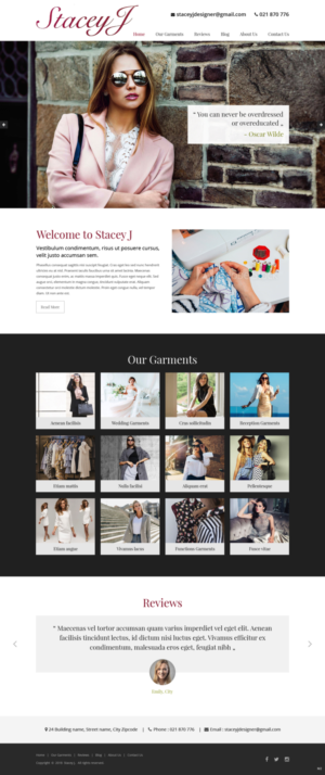 Web Design by pb for StaceyJ | Design: #19507693