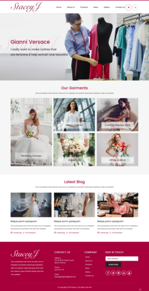 Web Design by pb for StaceyJ | Design: #19578808