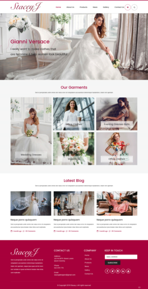 Web Design by pb for StaceyJ | Design: #19578809
