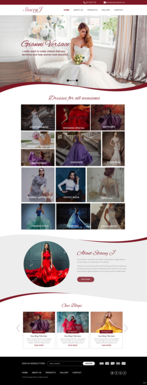 Web Design by pb for StaceyJ | Design: #19651798